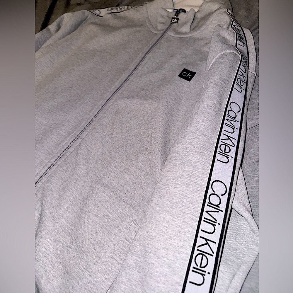 Calvin Klein Zip Up Jacket/Sweatshirt